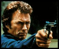 Clint Eastwood as Dirty Harry