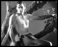 Johnny Weissmuller is Tarzan The Apeman