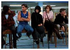 The Brat Pack in The Breakfast Club