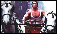 Arnold rides his chariot