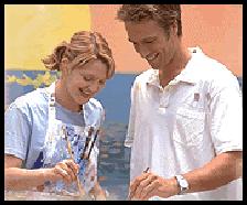 Drew Barrymore & Michael Vartan