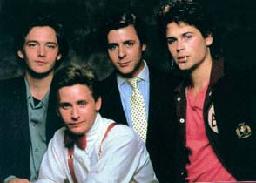 The Brat Pack in St. Elmo's Fire