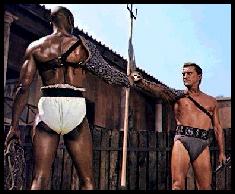 Kirk Douglas & Woody Strode