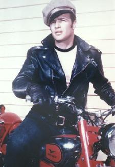 Brando on motorcycle